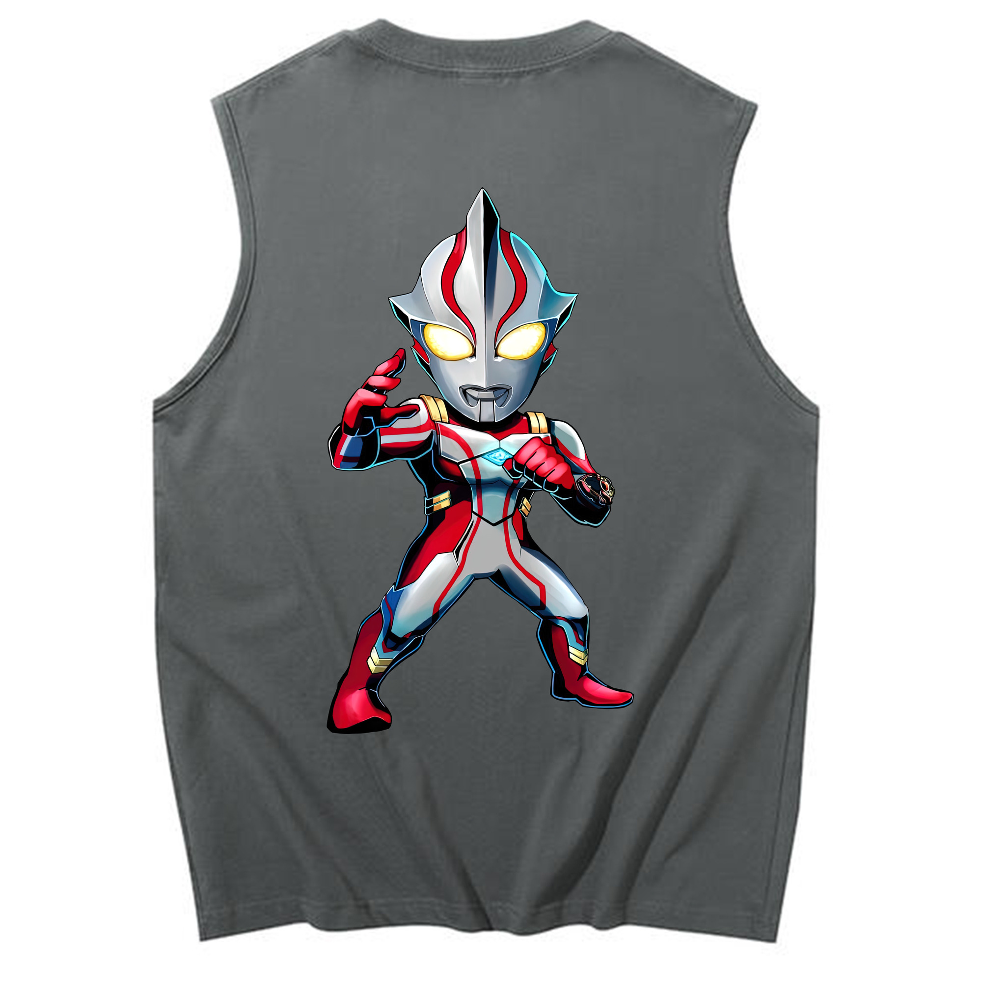 （画像用） ウルトラマン Ultraman コットン100％タンクトップ（背面プリント）